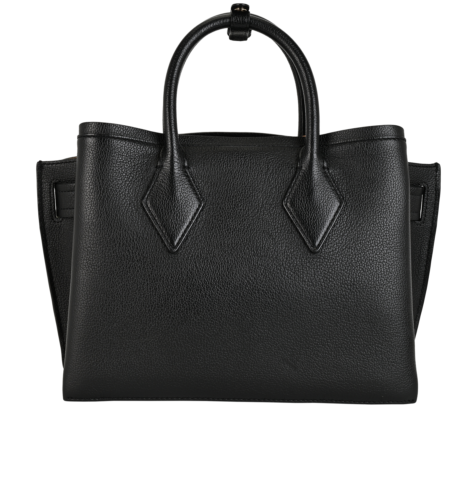 Milla, &pound;295, Handbags, Black, Leather, Back view